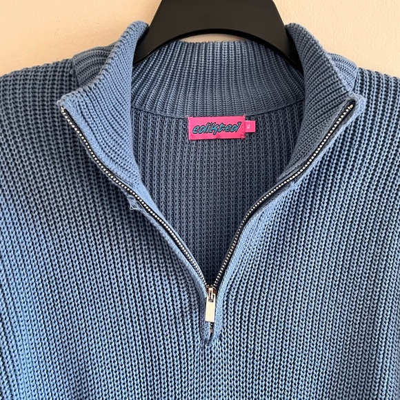 Edikted Amour High Neck Oversized Zip Sweater. Size XL. - Picture 3 of 3